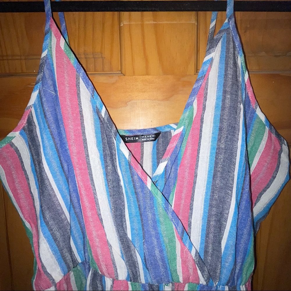 Multicolored Stripped Romper
